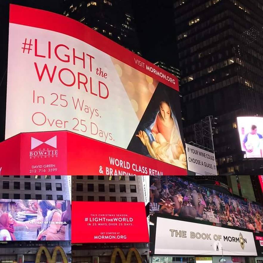 LDS Church Christmas Initiative ‘Light the World’ Received Nearly 69 Million Views
