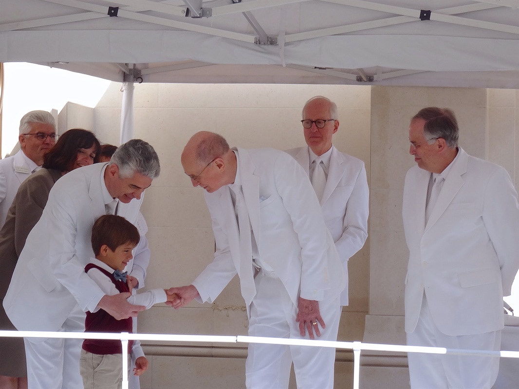President Henry B. Eyring Dedicates The Paris France Temple