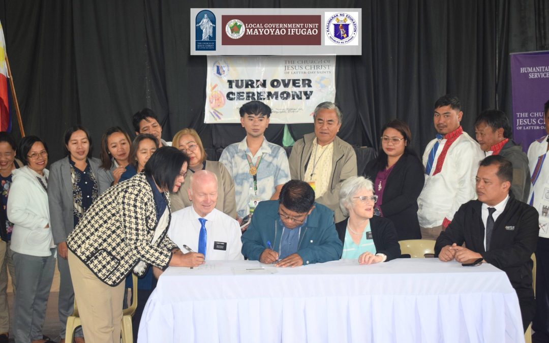 LDS-Christians donate 1,082 school chairs and 55 televisions to Ifugao schools